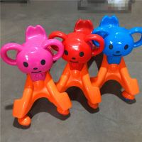 婴幼儿童滑行车童车四轮溜溜车宝宝学步车小孩玩具车静音轮万向轮 无音乐定制款小猫颜色随机