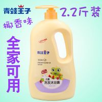 儿童洗发沐浴露二合一大瓶无泪配方洗发水滋润型1.1L 1瓶青蛙王子儿童洗发沐浴露1.1L 不加购