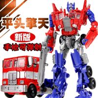 擎天柱禁闭变形金刚玩具威震天汽车机器人金属合金版模型手办飞机 酷变宝 擎天柱(18CM)