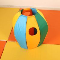 幼儿园软包儿童多彩企鹅道具玩具户外体智能游戏感统训练亲子早教 浅色企鹅