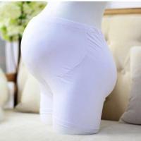 孕妇装夏季连衣裙韩版时尚中长款短袖翻领鱼尾裙孕妇荷叶边a字裙 白色安全裤[可调节松紧] S码[建议体重70斤以下]