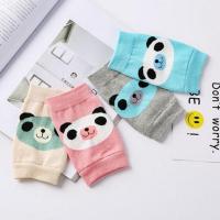 夏季小孩防摔儿童护肘护腿护膝儿童学步爬行透气护肘护膝套舞蹈袜 灰色2双 建议3-15岁