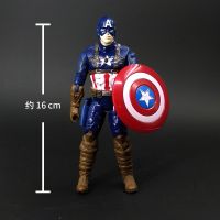 漫威复仇者联盟4毒液钢铁侠美队蜘蛛侠手办可动人偶模型摆件玩具 老美队