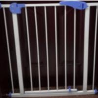 宠物门栏狗围栏阳台隔离栏杆婴儿童安全门栏宝宝楼梯口防护栏 儿童宠物门栏 栏无门(52-59cm安装)