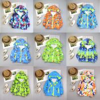 儿童冲锋衣男童薄款外套春秋冬装宝宝中小童风衣2-3-4-5-6-7-8岁 颜色款式随机冲锋衣(春秋款) 90