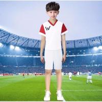 儿童啦啦队啦啦操比赛舞蹈服运动会开幕式入场方阵篮球拉拉队演出 白色 男款 110