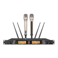 LAX 会议系统专用 一拖二无线手持话筒 UM680