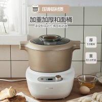 小熊bear和面机搅拌机HMJ-A50E2 全自动家用揉面机智能定时5升容量不锈钢