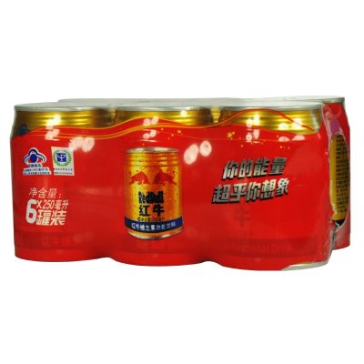 红牛维生素功能饮料(原味型)250ml*6 六罐装