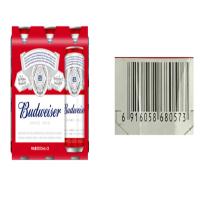 百威啤酒500ml*3罐