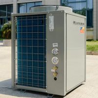 金邦空气能热水泵 RSJ-158 5P空气能主机热泵 含5吨水箱 变频节能