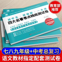 2020版初中生四大名著测试卷一本通七八九年级中考名著导读考点精练一本全部编版西游记三国演义红楼梦水浒传导读阅读练习导读