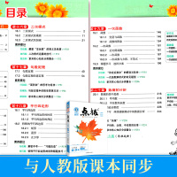 点拨八年级下册数学2021新版人教版 八年级下数学同步教材知识讲解教辅导资料 初二下数学教材完全解读训练八下数学全教材解