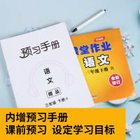 2021新版 新课改课堂作业 语文3三年级下册人教部编版大白兔练习册 配人教RJ部编版义务教育教科书