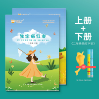 一年级二年级三小学生练字帖四五六字帖楷书训练生字同步上册下册描红汉字儿童初学者人教版课本语文每日一练 描红练字帖(二年级