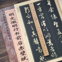 明文徵明行书前后赤壁赋 中国历代名家名帖经典 文征明行书行草毛笔字帖毛笔字帖软笔书法临摹练字帖