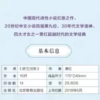 【任选3本27元】【名著+导读+考点】呼兰河传(无障碍阅读版)/中小学语文拓展阅读丛书 萧红小学初中推荐读物中国文学书籍