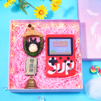 生日礼物女送创意小纪念意义实用学生高考给闺蜜毕业仪式感高级的 龙猫圆屋子+单人游戏机 羽毛渐变礼盒