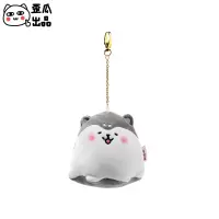 歪瓜出品布丁犬挂件毛绒玩偶公仔玩具钥匙扣可爱生日礼物书包挂饰 布丁犬挂件 哈士奇 歪瓜出品