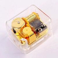 迷你手摇音乐盒八音盒机芯创意生日礼物男友送女生女孩儿童国际歌 发条款音乐:国际歌