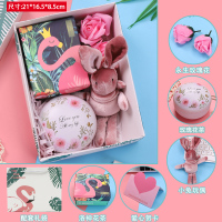 三八妇女节礼物生日女生送母亲38女神节员工创意实用送女朋友妈妈 特惠B款礼盒(送手提袋+贺卡)