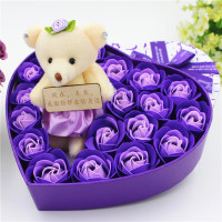 送给女生日礼物女朋友老婆媳妇的情侣小浪漫创意惊喜道歉感动到哭 心盒紫色+刻字(收藏优先发货)