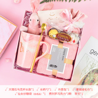 母亲节礼物送妈妈生日礼物女生结婚伴手礼女伴娘伴手礼盒满月婚礼 花瓣粉全家福套餐