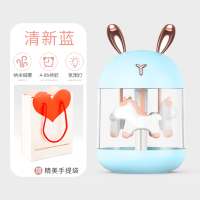 生日公司奖励学生毕业小礼物送女生闺蜜员工团建活动实用高档创意 梦幻木马(蓝兔)+手提袋