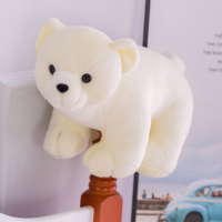 北极熊公仔 毛绒玩具北极熊仿真小白熊玩偶大布娃娃女生生日礼物 乳白色 站版北极熊 60厘米
