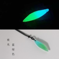 星空极光树脂吊坠项链送男女朋友闺蜜生日礼物情侣原创手工制作 XL 夜光 蓝绿色 礼盒装