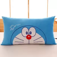 哆啦a梦抱枕长条枕头机器猫公仔毛绒玩具床上陪你睡觉生日礼物女 经典款[枕套+枕芯,可以拆洗] 90厘米[送25厘米机器猫