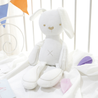 安抚兔毛绒玩具公仔婴儿睡觉可咬抱枕玩偶布娃娃女孩宝宝生日礼物 白色 90厘米(送50厘米同款兔子)