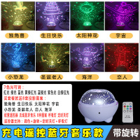 生日礼物女实用18岁成年礼送闺蜜特别小精致高级感仪式有纪念意义 充电遥控蓝牙音乐套餐款-白色外壳+8套图案(蓝牙音乐)