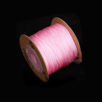 褆绵72号玉线珠宝线在逃公主手绳手工编织线编绳手链红线绳子diy 浅粉红色 201#/卷