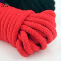 男女捆扎绳8mm粗SN棉线 8毫米捆绑束缚绳子 10米红黑紫色SN棉绳 01#红色
