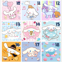 立体方钻满贴钻石画钻石绣卡通动漫三丽鸥系列小图大耳朵玉肉桂狗 [肉桂狗-1]30x30cm