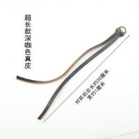 时尚钱包拉头手提包皮包拉片拉链头女包包吊坠黑色男箱包配件辅料 16号黑色真皮拉片[2个]