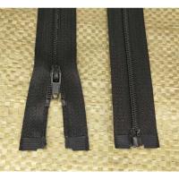 180CM超长5/3号黑色开尾尼龙拉链脱卸羽绒服内胆拉锁DIY服装辅料 黑色2米/10条 5号粗齿