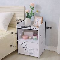 小圆桌圆形咖啡桌客厅沙发边几茶几欧式阳台方桌杂志收纳小桌子 (推荐)特大猫床头柜 组装