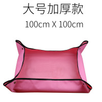 PE地垫家庭园艺种植防漏土操作垫多肉绿植换盆翻盆拌土阳台防水垫 加厚粉色(100X100CM)