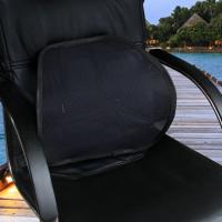 汽车腰靠 车用透气网布驾驶员腰靠靠垫护腰腰托办公室座椅靠背垫 3个42元黑色腰靠