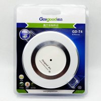 矶谷 四路红外遥控开关86面板 4路220v灯饰灯具展厅遥控智能控制 GD-T4铝合金圆形