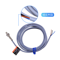 鑫社 M4M5M6微型金属接近开关传感器 电感式感应器npn pnp三线24v M5定制(1.2-1.5mm)
