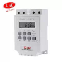 上海德力西开关时控开关控制定时器220v微电脑全自动断电KG316T 30A(预约28组) 带变压器