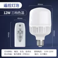 遥控灯泡led灯可调光定时e27螺口无线家用卧室懒人节能超亮球泡 12W遥控灯泡 12W 其它