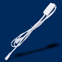 T5/T8一体化灯管配件延长电源线带开关插头插座连接线1.8米3孔2孔 3孔开关线3米