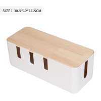 插排电线收纳神器特大号桌面装饰充电插座数据电源整理线器保护盒 插座收纳盒