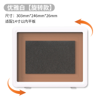 PZOZ浴室防水手机盒洗澡看电视厨房防掉多功能支架手机架厕所追剧神器防尘防雾收纳免打孔卫生间墙壁墙面防摔 [优雅白*可旋