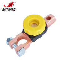 耐施特通用汽车电瓶断电开关蓄电池桩头端子卡子接头保护防漏电 锌合金镀铜负极开关（一只）