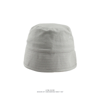 日本小众设计师款纯色复古水桶帽盆帽时尚街头男女棉麻渔夫帽子潮 灰色水桶帽 均码(55-58cm)棉麻